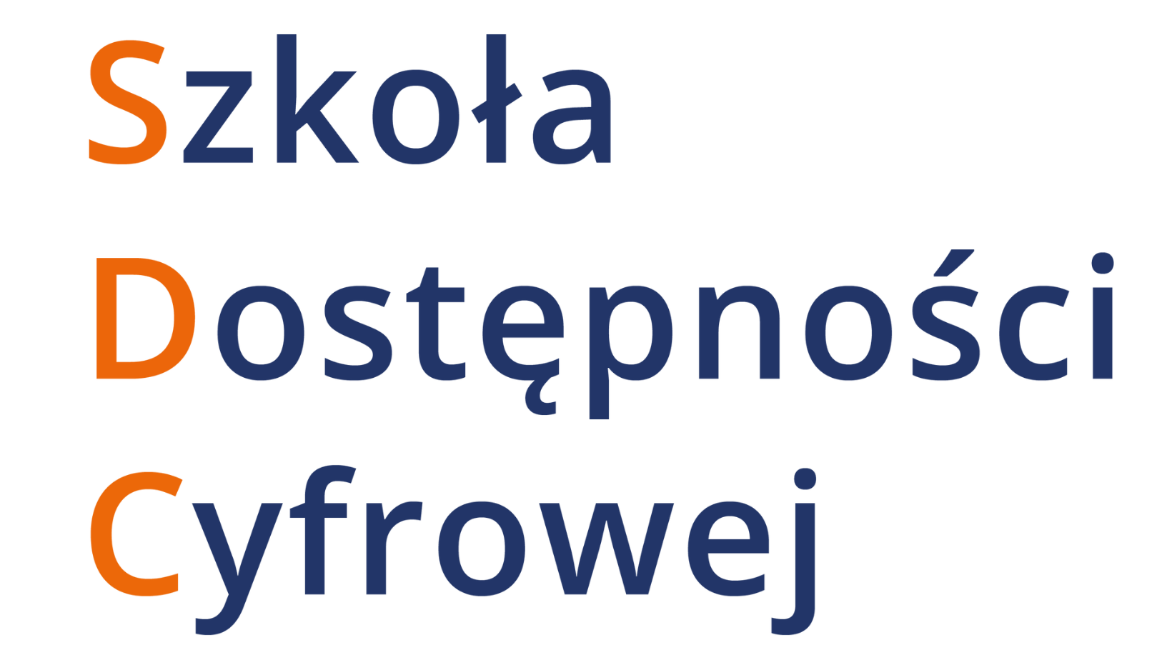 Logotyp Szkoły dostępności cyfrowej